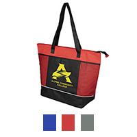 "FROST LINE" Super-Sized Insulated Zipper Cooler Tote